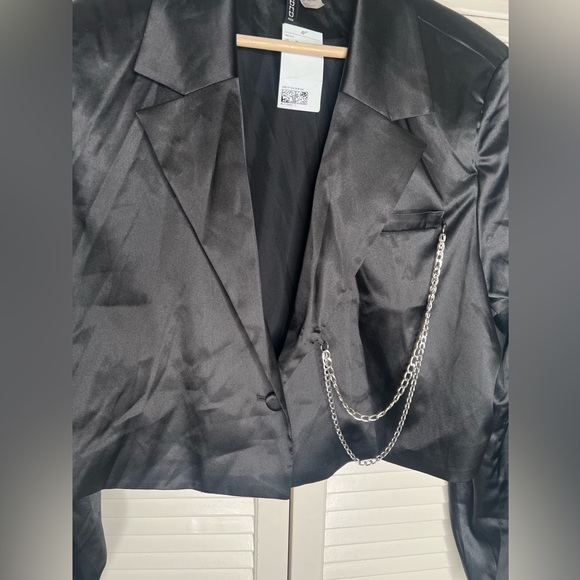 NWT H&M Cropped 90’s Style Jacket - Picture 5 of 11